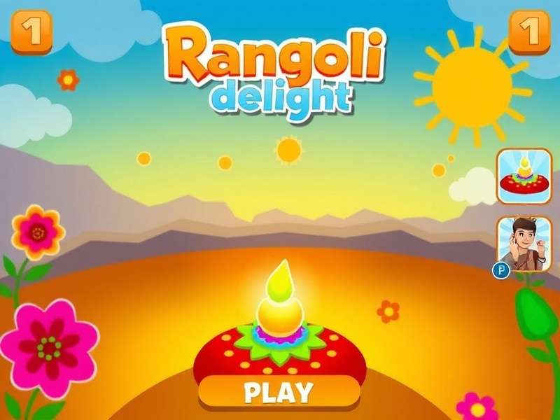 Rangoli Delight Game Screenshot